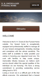 Mobile Screenshot of nhowensfuneralhome.com